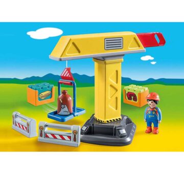 Playmobil 123 Construction Crane 70165 – Storvyn Kids are Playmobil specialists in Perth, Western Australia - www.storvynkids.com.au