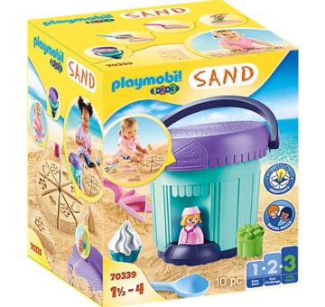 Playmobil 1.2.3 Bakery Sand Bucket 70339– Storvyn Kids are Playmobil specialists in Perth, Western Australia - www.storvynkids.com.au