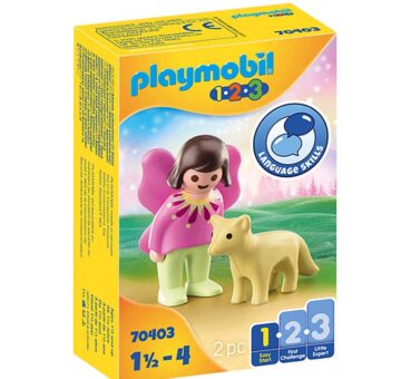 Playmobil 1.2.3 Fairy Friend With Fox 70403 – Storvyn Kids are Playmobil specialists in Perth, Western Australia - www.storvynkids.com.au