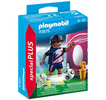 Playmobil Special Plus - Soccer Player With Goal 70875 – Storvyn Kids are Playmobil specialists in Perth, Western Australia - www.storvynkids.com.au