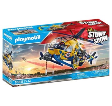 Playmobil Air Stunt Show Helicopter With Film Crew 70833 – Storvyn Kids are Playmobil specialists in Perth, Western Australia - www.storvynkids.com.au