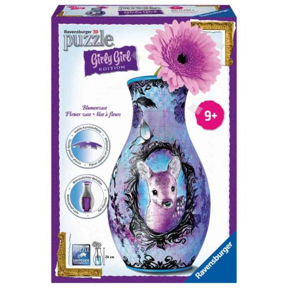 Ravensburger Animal Trend 3D Flower Vase Puzzle